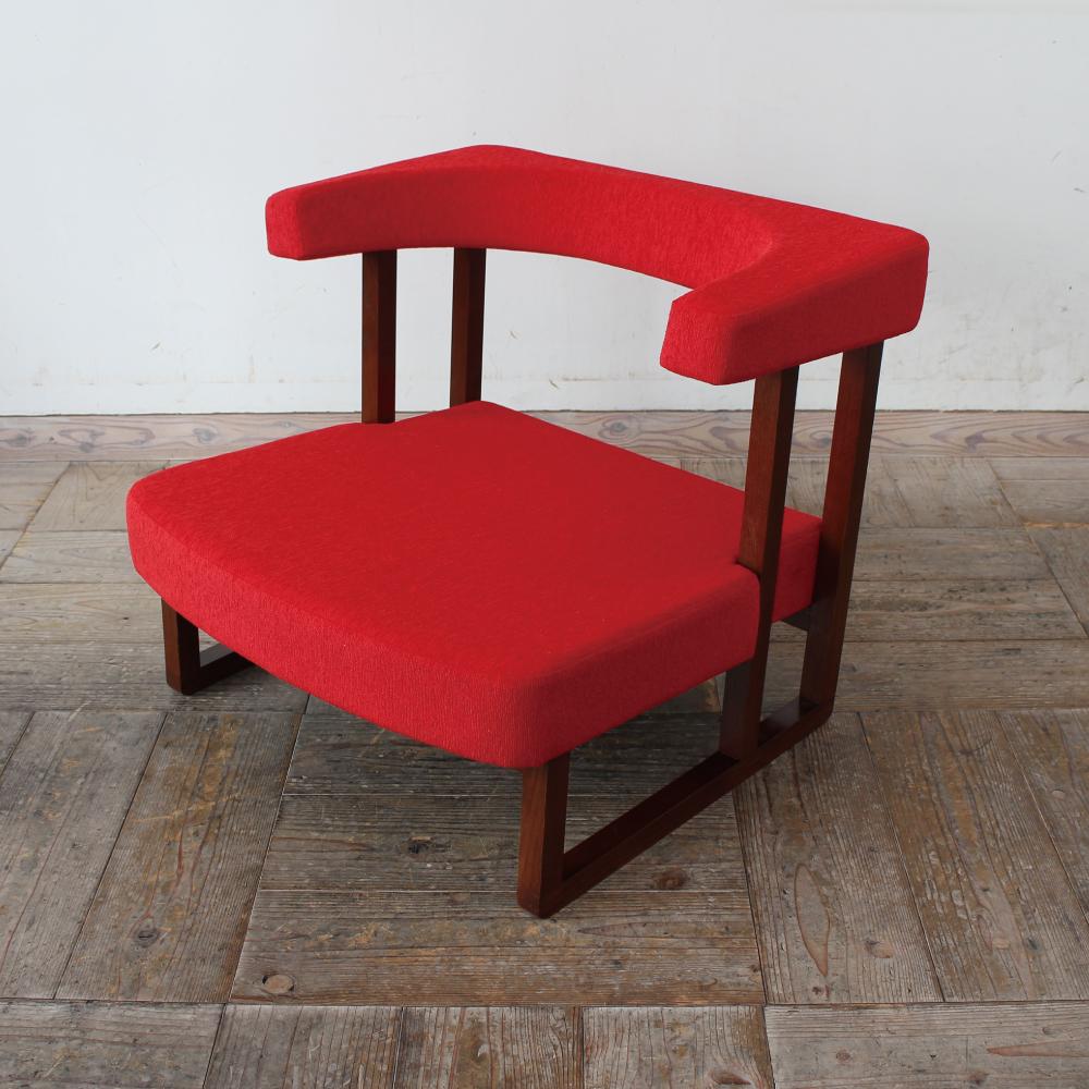 【母の日ギフト】　【送料無料×短納期】コ助ソファ (ブラウン × レッド AN)1枚目の画像