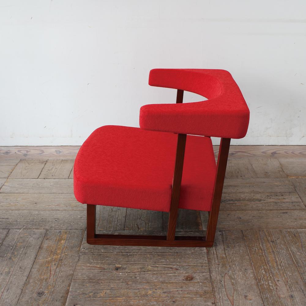 【母の日ギフト】　【送料無料×短納期】コ助ソファ (ブラウン × レッド AN) | 5枚目