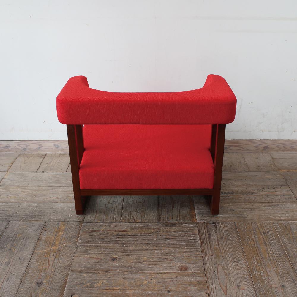 【母の日ギフト】　【送料無料×短納期】コ助ソファ (ブラウン × レッド AN) | 6枚目